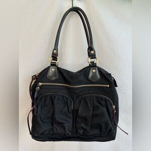MZ Wallace Jane Bedford Black Nylon Shoulder Travel Bag